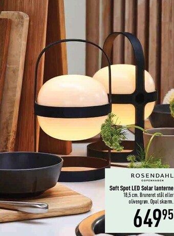 Imerco Rosendahl soft spot led solar lanterne tilbud