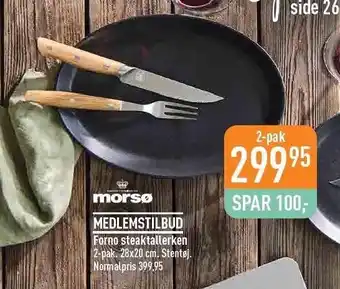 Morsø forno steaktallerken