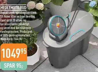 Aquabloom vandingssystem