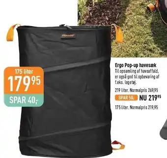 Ergo pop-up havesæk