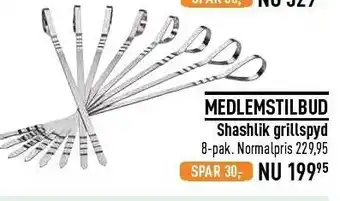 Shashlik grillspyd