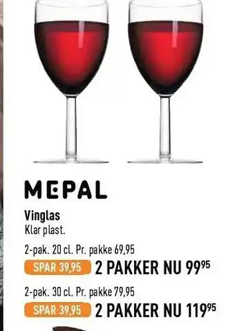 Mepal vinglas