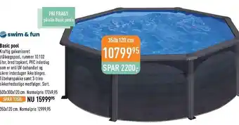 Swim & fun basic pool