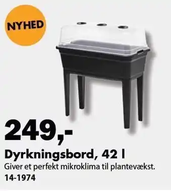 Dyrkningsbord, 42 l