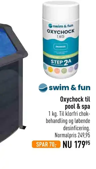 Oxychock til pool & spa