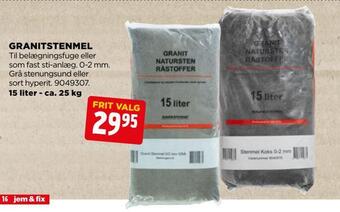 Granitstenmel