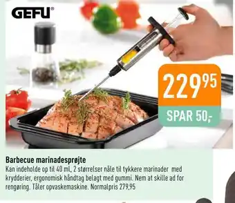 Barbecue marinadesprøjte