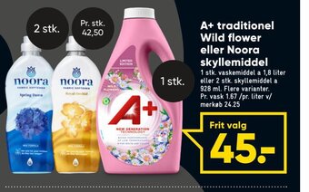 A+ Traditionel Wild Flower Eller Noora Skyllemiddel