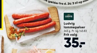 Bilka Ludvig Lammepølser tilbud