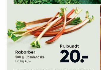 Bilka Rabarber tilbud