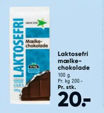 Laktosefri Mælkechokolade
