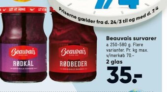 Bilka Beauvais Survarer tilbud