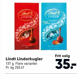 Bilka Lindt Lindorkugler tilbud