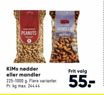 KiMs Nødder eller Mandler