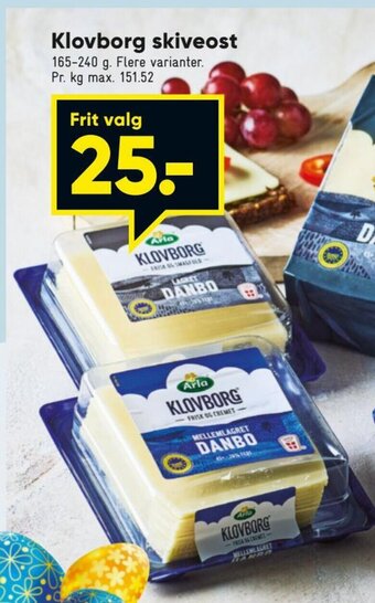 Bilka Klovborg Skiveost tilbud