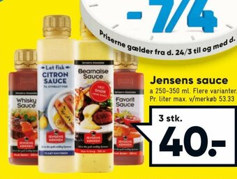 Jensens Sauce