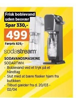 Sodastream sodavandsmaskine