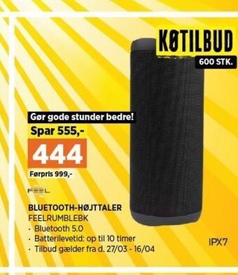 Power Bluetooth-højtaler tilbud