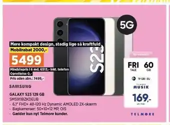 Power Galaxy s23 128gb tilbud