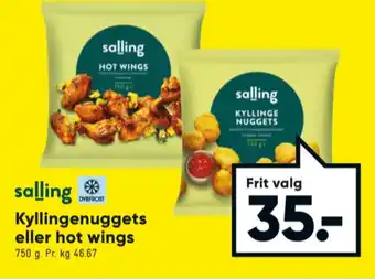 Bilka Salling hot wings tilbud