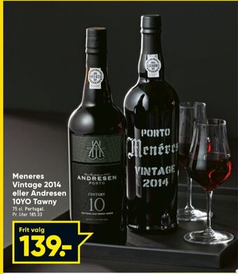 Bilka Vintage 2014 portvin tilbud