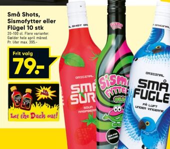 Bilka Små sure shots tilbud