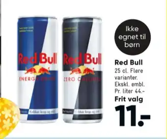 Bilka Red bull energidrik tilbud