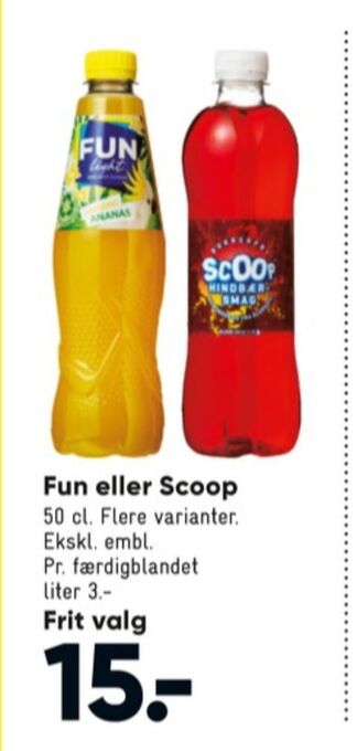 Scoop konc. læskedrik