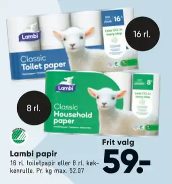 Bilka Classic køkkenrulle tilbud