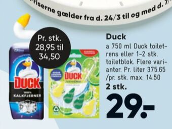 Bilka Duck wc-rens tilbud