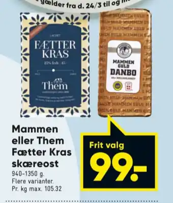 Them ost skæreost fætter kras