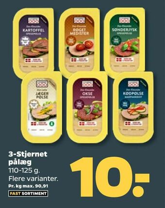 Netto 3-stjernet pålæg tilbud
