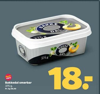 Netto Bakkedal smørbar tilbud