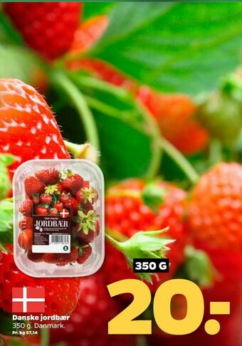 Netto Danske jordbær tilbud