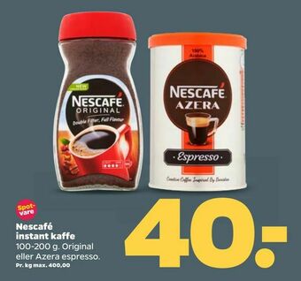 Netto Nescafé instant kaffe tilbud
