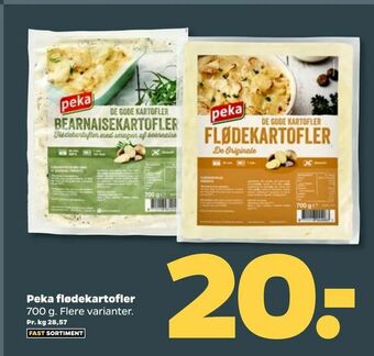 Netto Peka flødekartofler tilbud