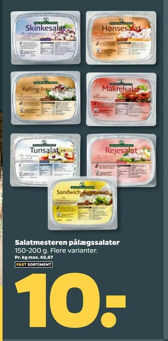 Netto Salatmesteren pålægssalater tilbud