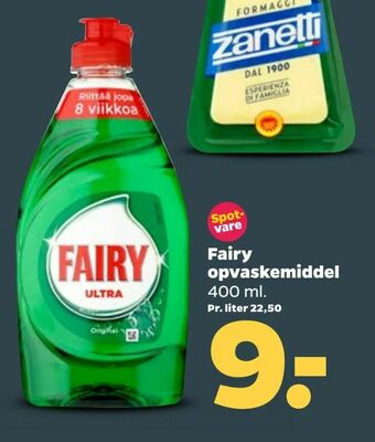 Netto Fairy opvaskemiddel tilbud
