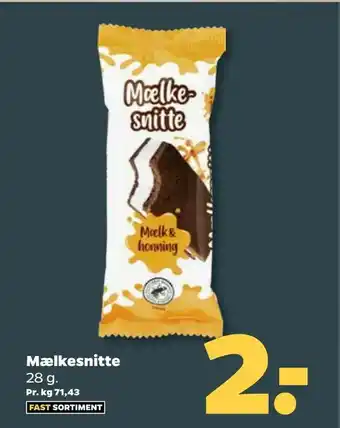 Netto Mælkesnitte tilbud
