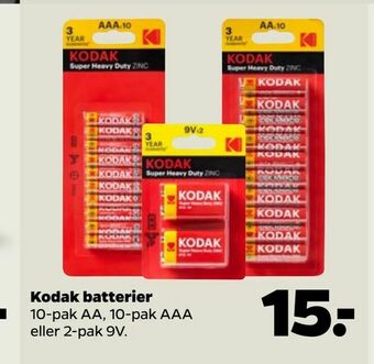Netto Kodak batterier tilbud