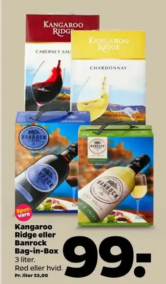 Netto Kangaroo Ridge eller Banrock Bag-in-Box tilbud