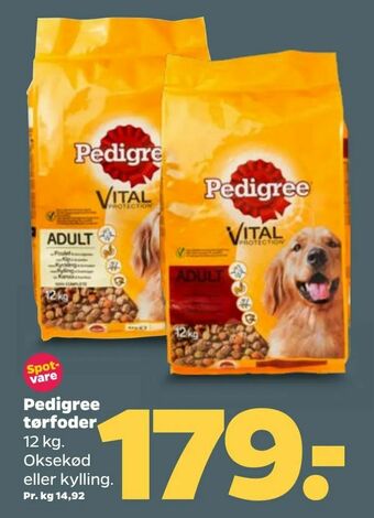 Netto Pedigree tørfoder tilbud