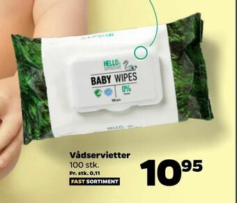 Netto Vådservietter tilbud