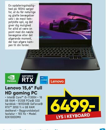 Lenovo 15.6" Full HD Gaming PC