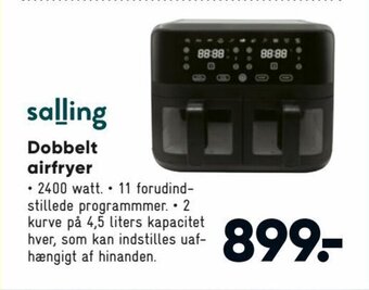 Bilka Salling Dobbelt Airfryer tilbud