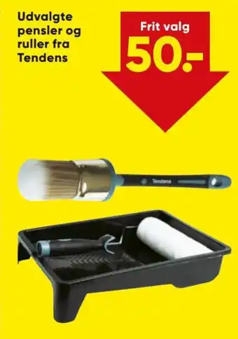 Bilka Udvalgte Pensler og Ruller fra Tendens tilbud