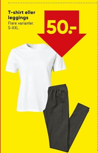 Bilka T-Shirt eller Leggings tilbud