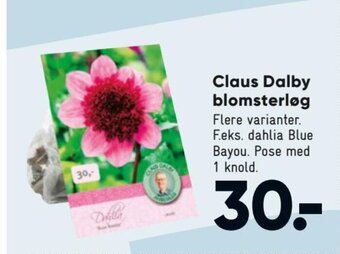 Bilka Claus Dalby Blomsterløg tilbud