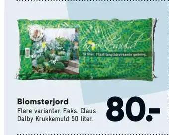 Bilka Blomsterjord tilbud