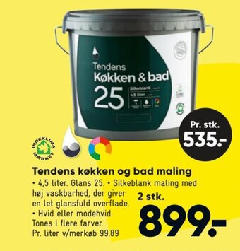 Bilka Tendens Køkken og Bad Maling tilbud